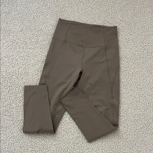 Girlfriend Collective Taupe Leggings Sz S